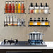 STORFEX 4 Pack Spice Rack Organizer for Cabinet or Wall Mount_5