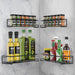 STORFEX 4 Pack Spice Rack Organizer for Cabinet or Wall Mount_6