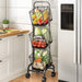STORFEX 3-Tier Kitchen Storage Rack Removable Vegetable Cart_6