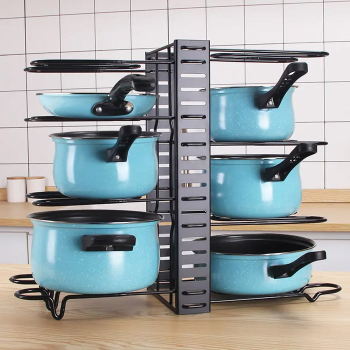STORFEX 8 Tiers Pots and Pans Organizer_7