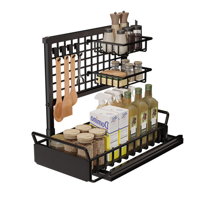 STORFEX 2-Tier Pull Out Cabinet Organizer Under Sink Rack_0