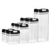 Pack of 7 Plastic Food Storage Organizing Container with Airtight Lids_6