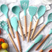 12pcs Heat-Resistant Silicone and Wood Kitchen Cooking Utensil Set_7
