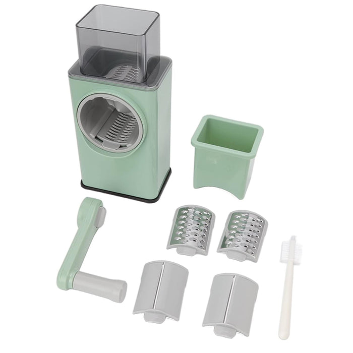3 Interchangeable Blades Manual Rotary Vegetable and Cheese Grater_13