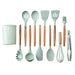 12pcs Heat-Resistant Silicone and Wood Kitchen Baking and Cooking Utensil Set_3