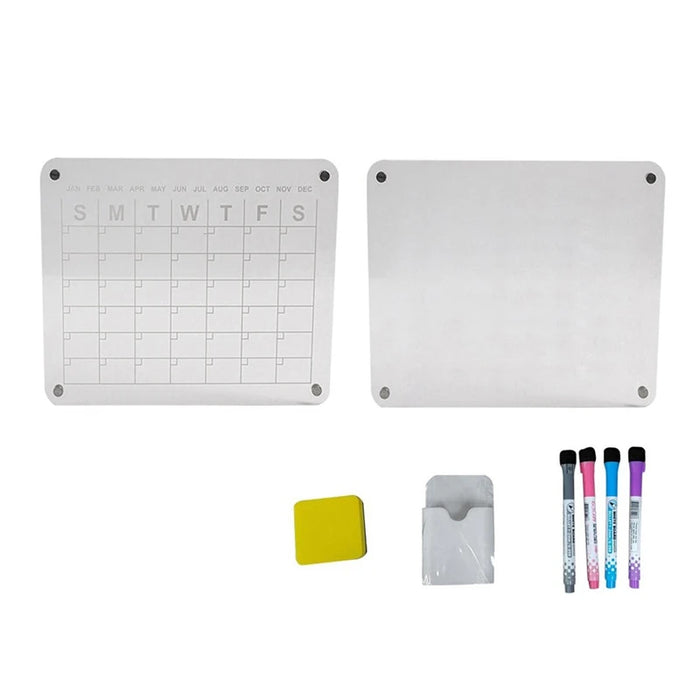 Magnetic Acrylic Dry Erase Monthly Calendar for Refrigerator_6