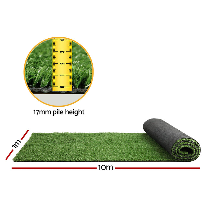 Primeturf Artificial Grass 1mx10m 17mm - Olive Green