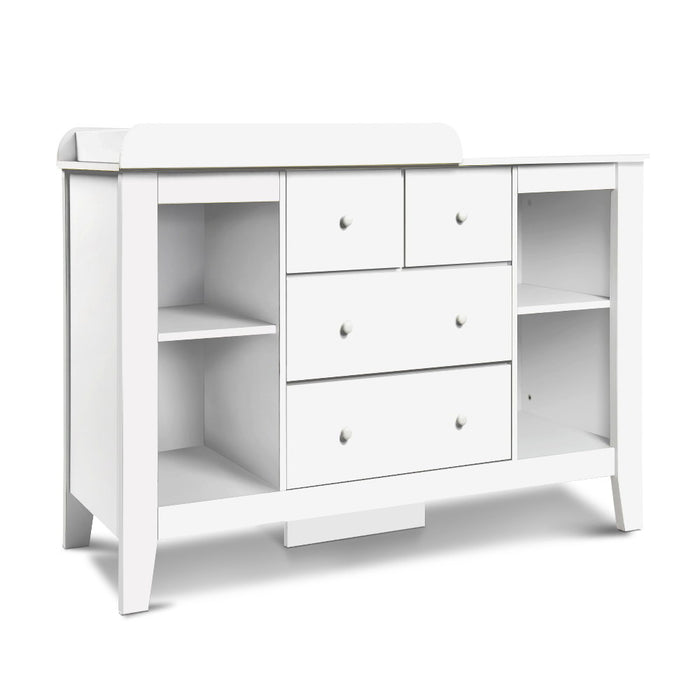 Baby Change Table and Storage Cabinet White