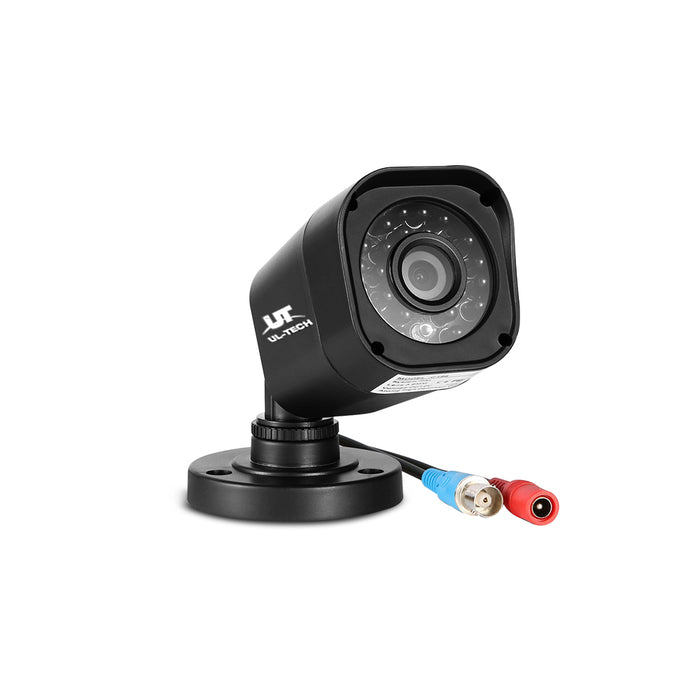 8CH 5 IN 1 DVR CCTV Security System Video Recorder /w 4 Cameras 1080P HDMI Black