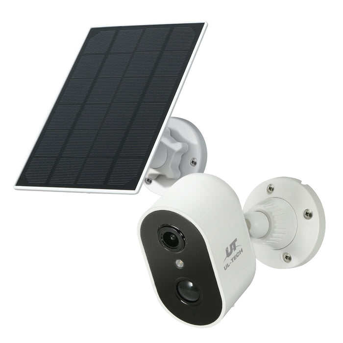 1080P Wireless Security IP Camera Rechargeable with Solar Panel