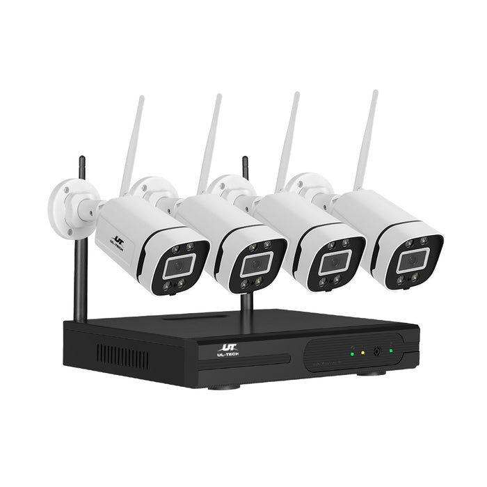 3MP Wireless CCTV Home Security Camera 8CH WiFi NVR
