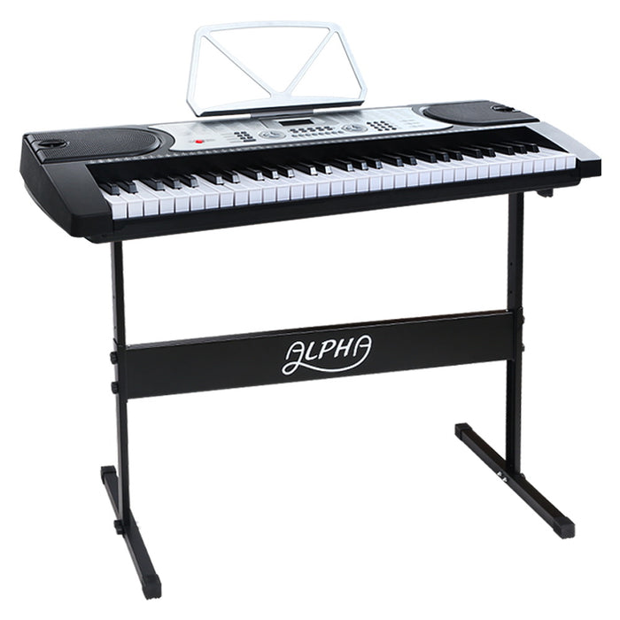 61 Keys Electronic Piano Keyboard Digital Electric - Silver