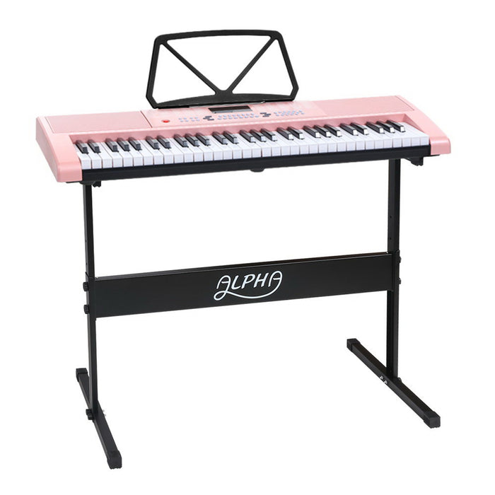 61 Keys Electronic Piano Keyboard Digital Electric - Pink