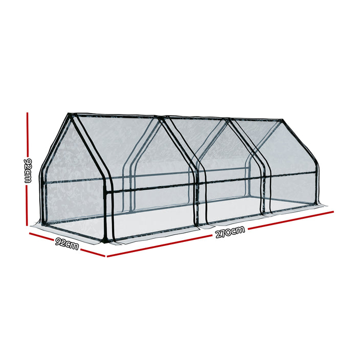 Mini Greenhouse 2.7x0.9x0.9M