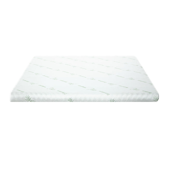 Memory Foam Mattress Topper Cool Gel Bed Mat Bamboo 10cm Single