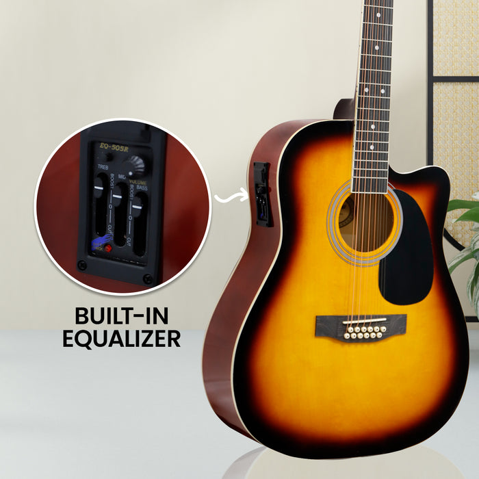 Acoustic Guitar 12-String with EQ - Sunburst