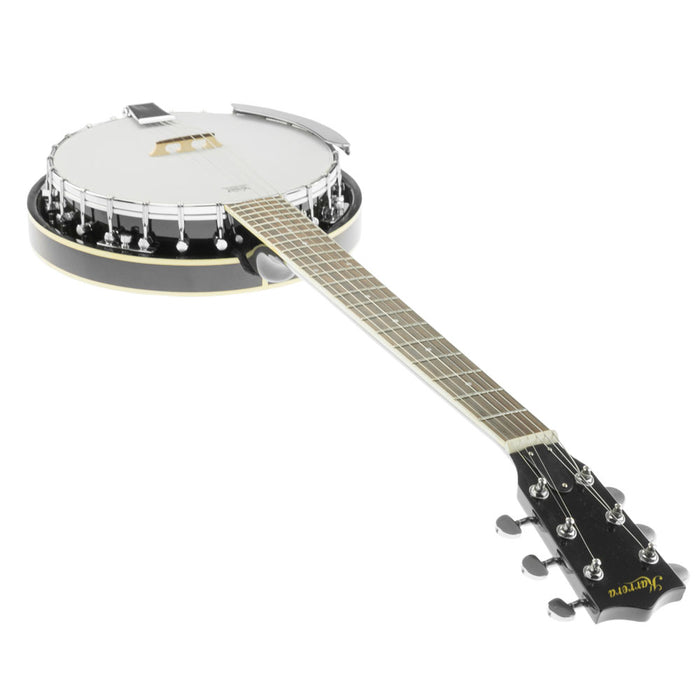 6 String Resonator Banjo -  Black