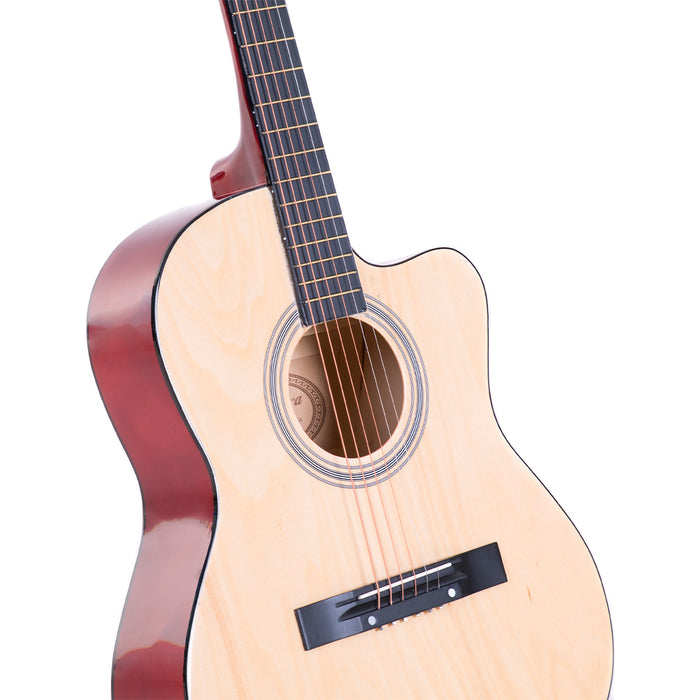 Acoustic Cutaway 40in Guitar - Natural