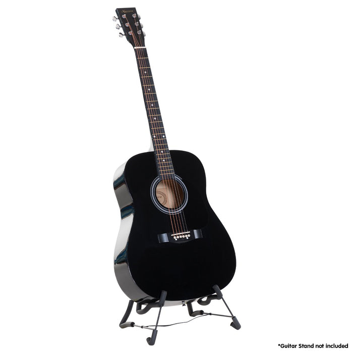 41in Acoustic Wooden Guitar with Bag - Black