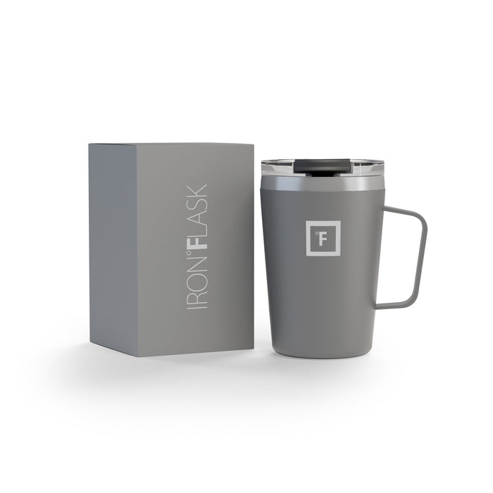 Iron Flask Grip Coffee Mug, Graphite, 12oz/350ml