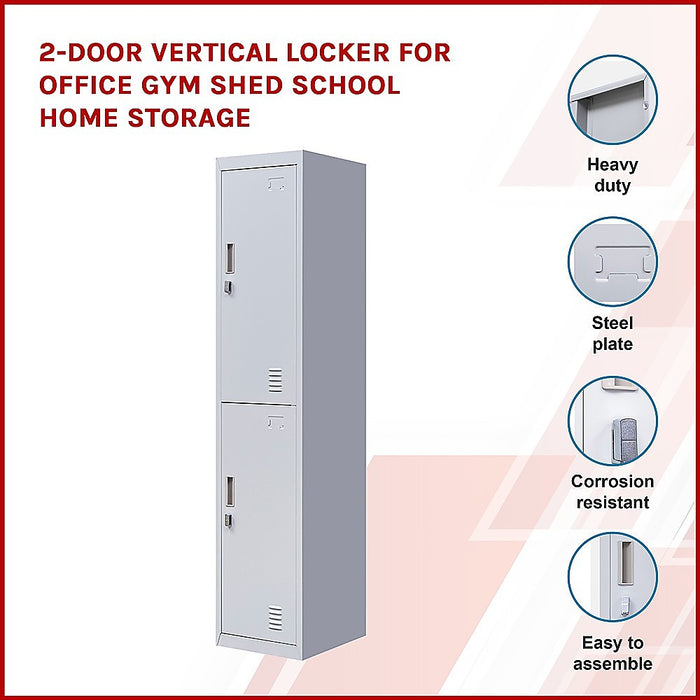 2-Door Vertical Locker