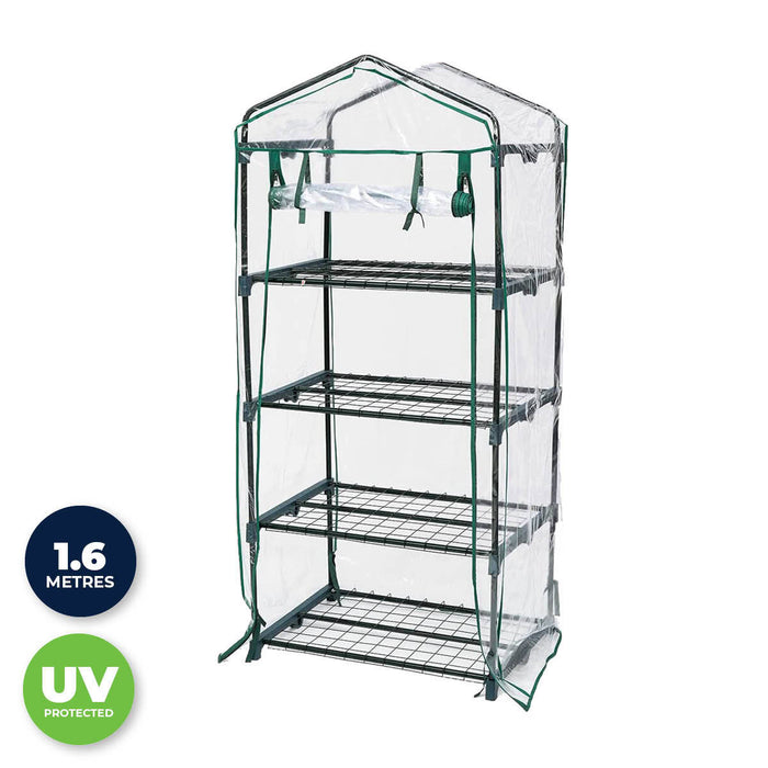 Greenhouse Shed 4 Tier UV Protected Cover - 1.6m